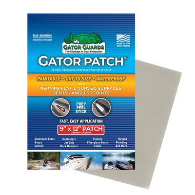 Gator Patch Just Prep, Peel, and Stick. Gator Patch Just Prep, Peel, and Stick.