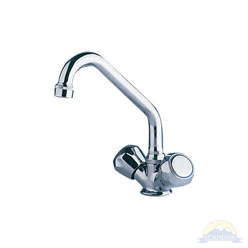 Chrome Plated Brass Galley Mixer Faucet With Swivel Spout  (10422 )