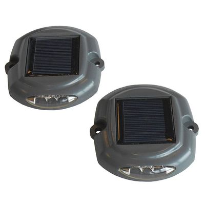 Dock  Light Solar  LED 2/pk