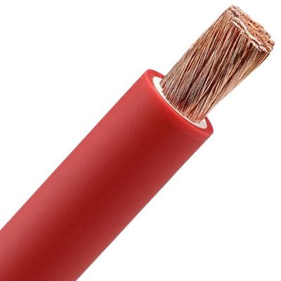 Câble de Batterie 1/0 AWG Rouge / pied