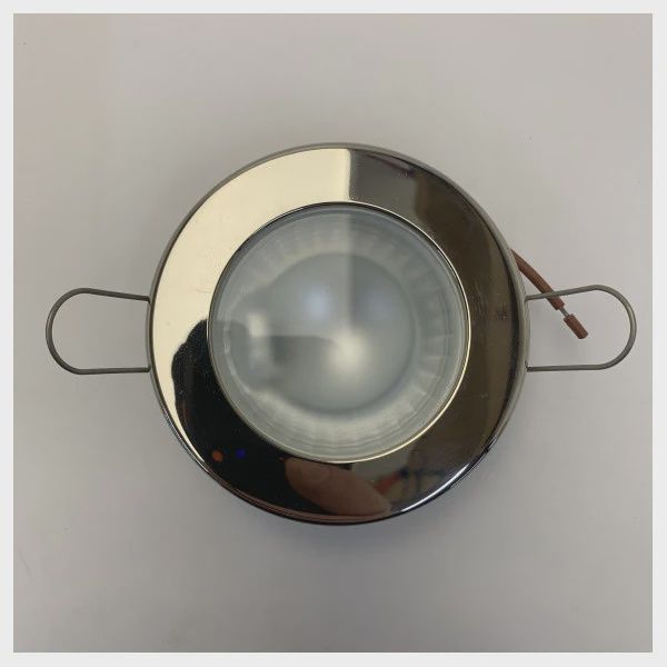 Italian Recessed Pot Light – Stainless Finish