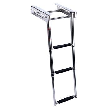 Ladder Telescopic 3-Step Under-Platform  Stainless (71070-03)