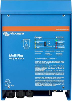 Energy MultiPlus 3000VA 12-Volt Pure Sine Wave Inverter and Battery Charger (PMP122301102)