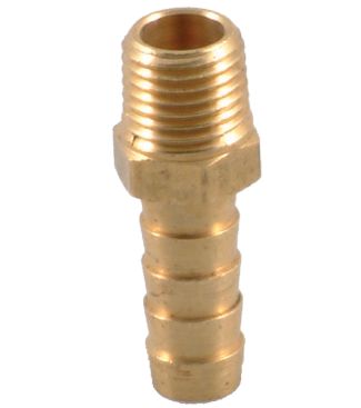 Adaptateur Mâle 1/2″ PT Vers Tuyau 3/4″ en Laiton