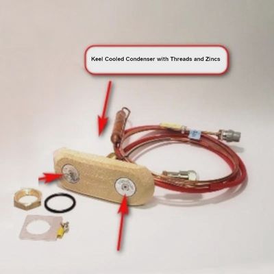 Keel Cooler Long Threads with Zinc (E50362Z)