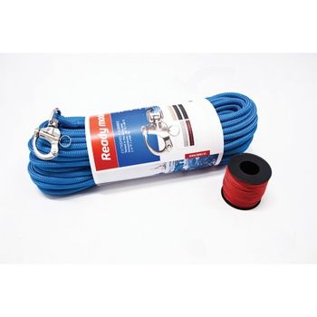 Halyard Line with Shackle  8 mm x 115'  Blue
