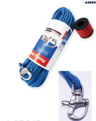 Halyard Line with Shackle 10 mm x 131' Blue