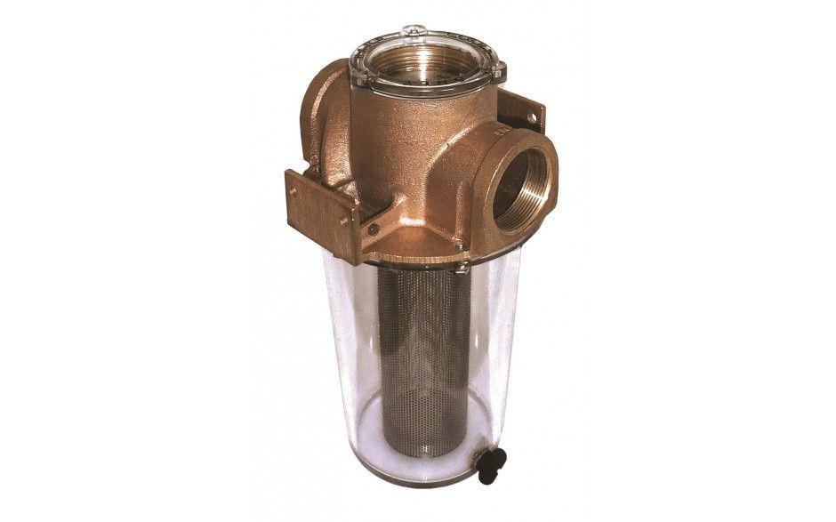 Raw Water Strainer with Plastic Basket 1-1/2"  (ARG-1500-P)