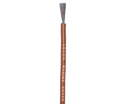 Wire AWG 12 Tinned Copper Brown / foot