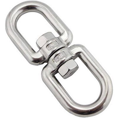 Eye and Eye Swivel 1/4 "  Stainless 316 (15612)