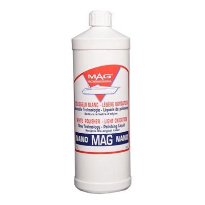 Nano Marine Polisher White 1L – Oxidation Remover, Silicone-Free Boat Polish (010)
