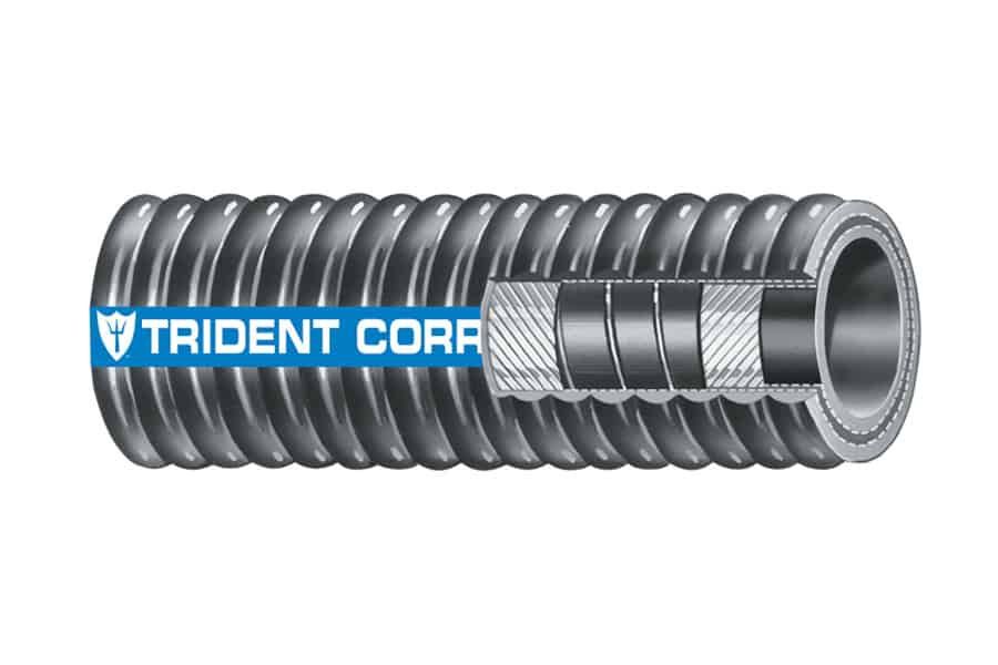 Trident 252 Series Corrugated  Wet Exhaust Hose 1-1/2"  (252)