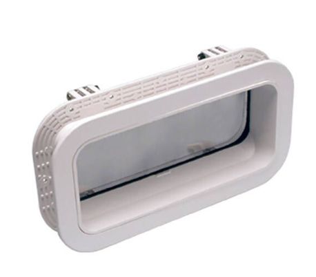 Newport Self-Drain Rectangular Opening Port 410 White/Smoke  (PO410-WS-10)