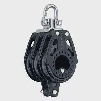 Block 57mm Triple With Swivel and Becket (2605) Block 57mm Triple With Swivel and Becket (2605)