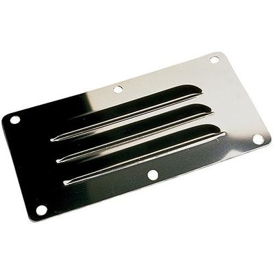 Louvered Vent 5" x 4-5/8" Stainless (331390-1)