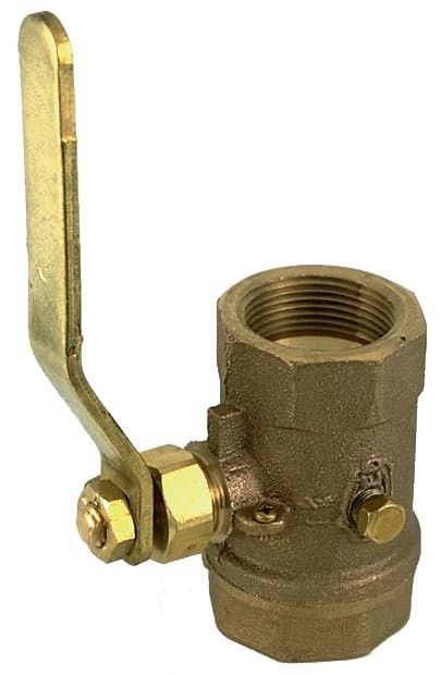 Ball Valve Bronze Inline 1-1/4"  (825007PLB)