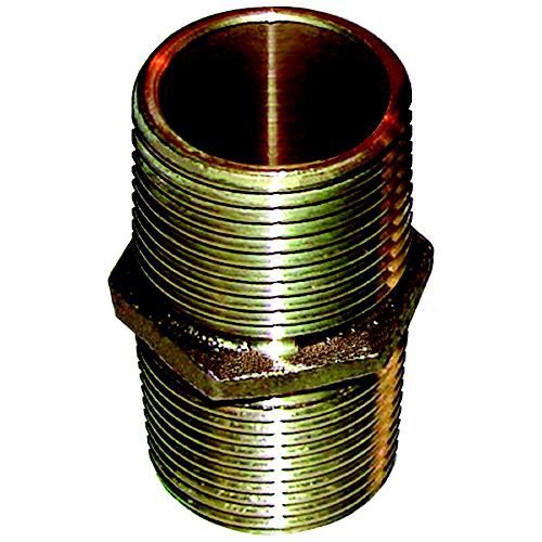 Bronze Nipple Male - Male  1-1/4" (PN1250)