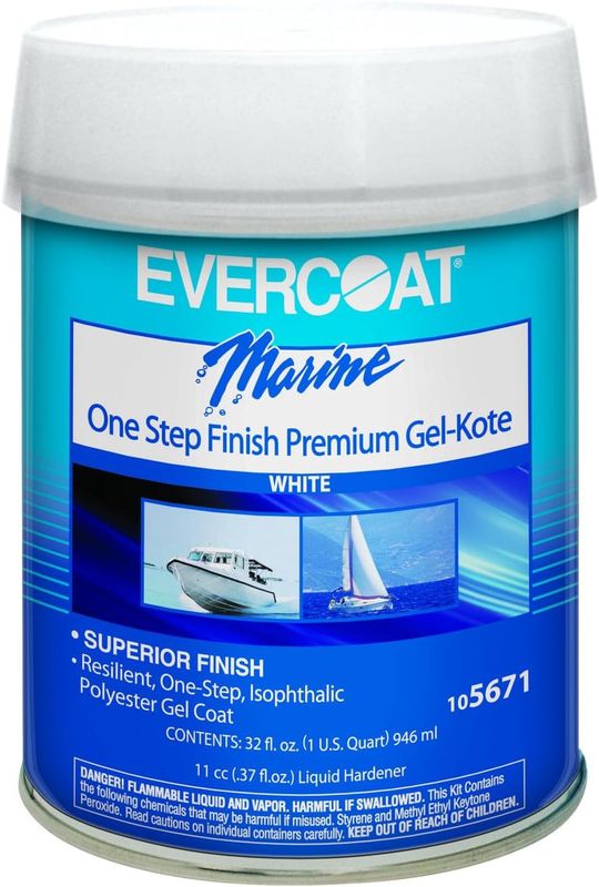 ONE Step Finish Gel-KOTE White 1L (105671) ONE Step Finish Gel-KOTE White 1L (105671)