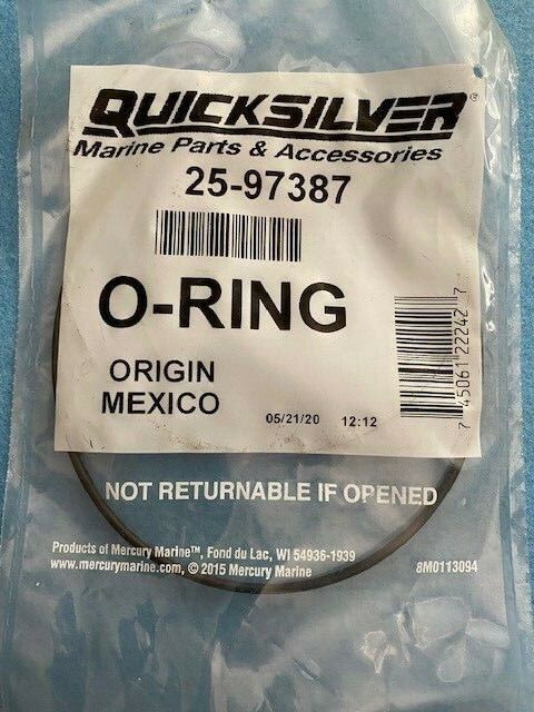 O-Ring Top Cover Mercury Bravo (97387)