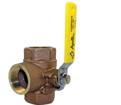Vanne de Dérivation à 3 Voies en Bronze 3/4" (7060410)