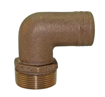 Adapter  90 Degree 3/4" NPT TO 3/4" Hose Bronze (PTHC-750)