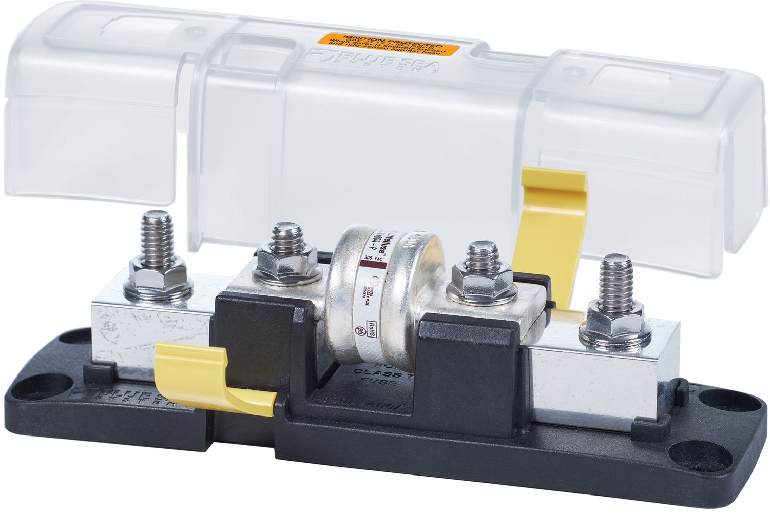 Class T Fuse Block with Insulating Cover - 225 to 400A (5502100)
