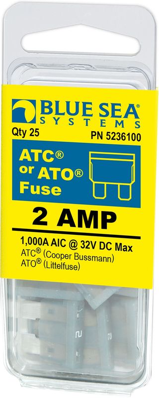 Fusible ATO / ATC 2A 25/pqt (5236100)