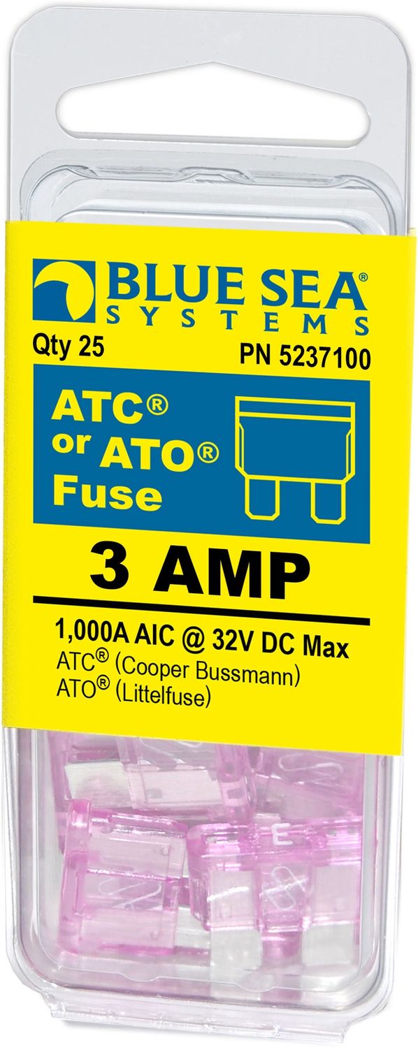 Fuse ATO / ATC 3A  25/pk  (5237100)