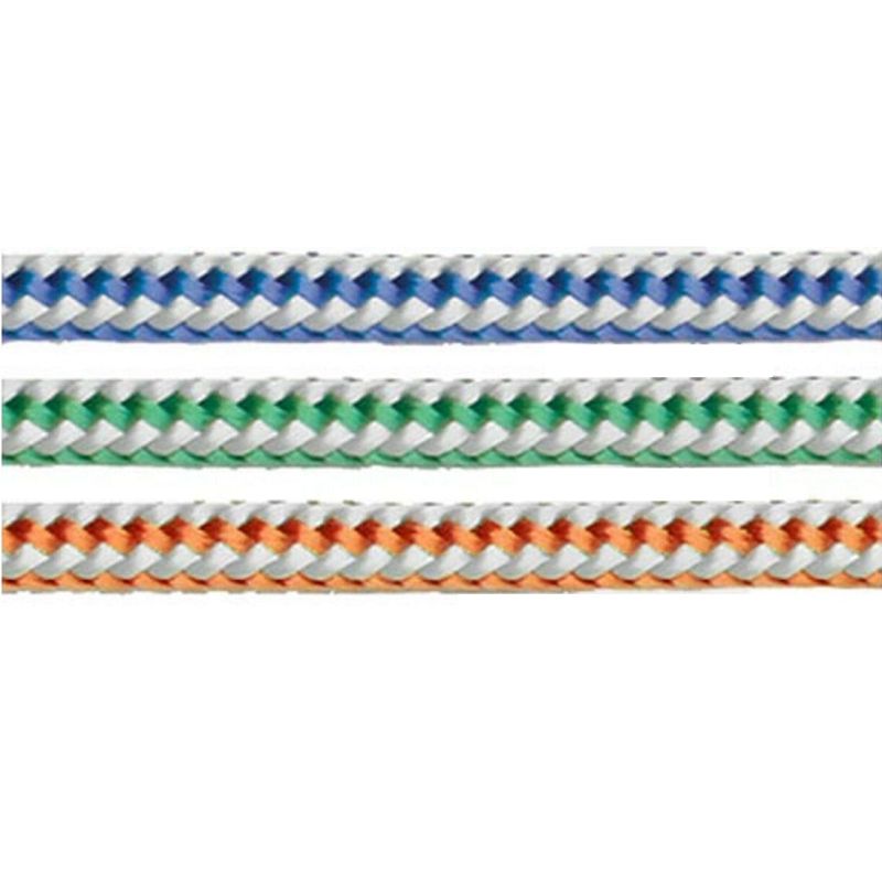 Dinghy Control 4mm White with Orange Tracer /foot