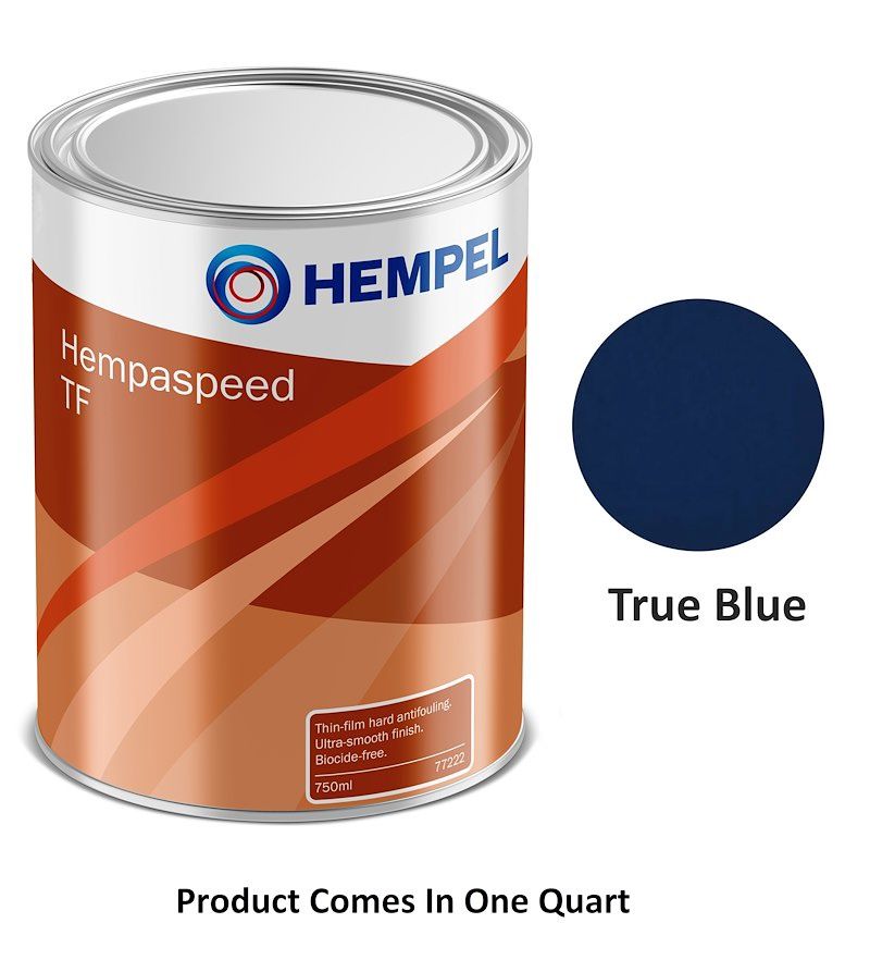 Hempel Hempaspeed TF 77222 Antifouling, Colour: Blue, Size: Quart