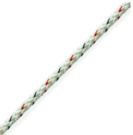 8 Plait Pre-Stretch White 5mm (JB0056)