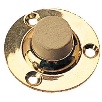 Chrome Brass Door Stop Bumper (222720-1)