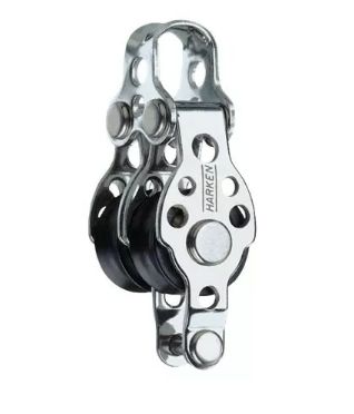 Block Double 16mm With  Becket (407)