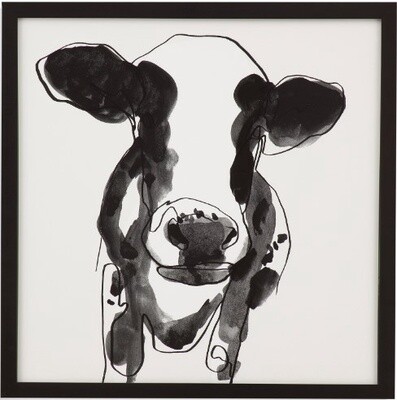 99010-529B Cow Contour II-Framed Art