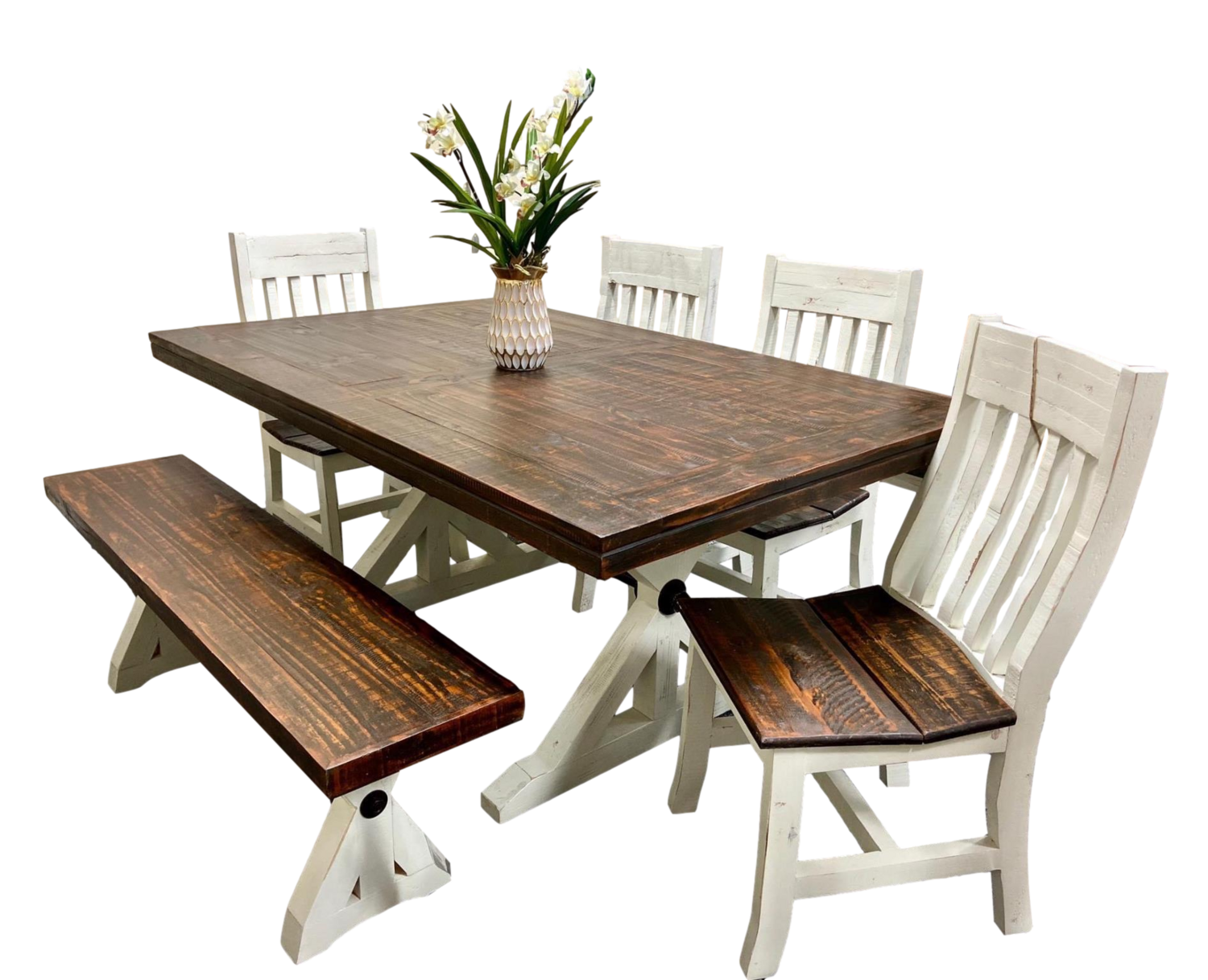 Warehouse Rodeo W201/W202/W203 6pc Dining Set