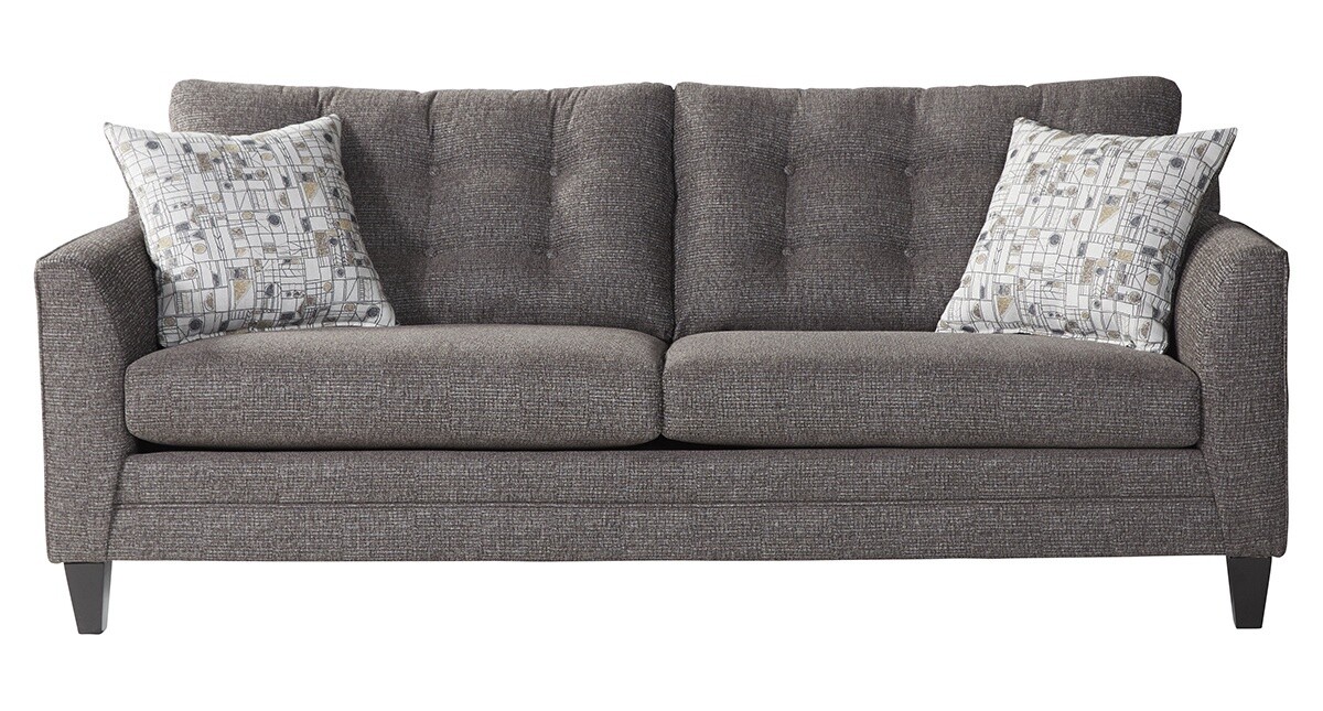 Wexler Splash Sofa, Color: Garrett Java (Brownish Gray)