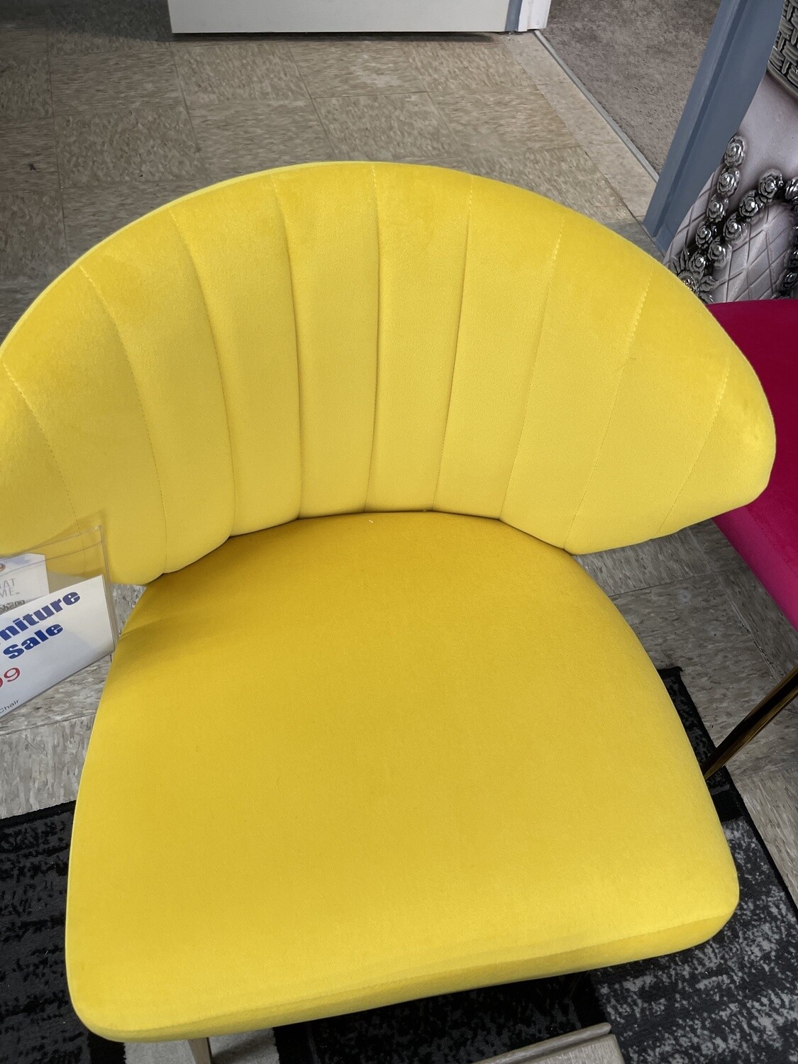 CHM6125A-Dining Chair, Color: Yellow