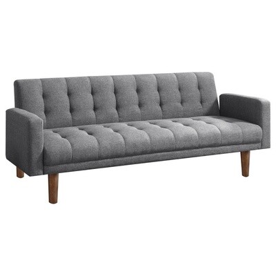 Sommer Tufted Sofa Bed Gray-Sofa Bed