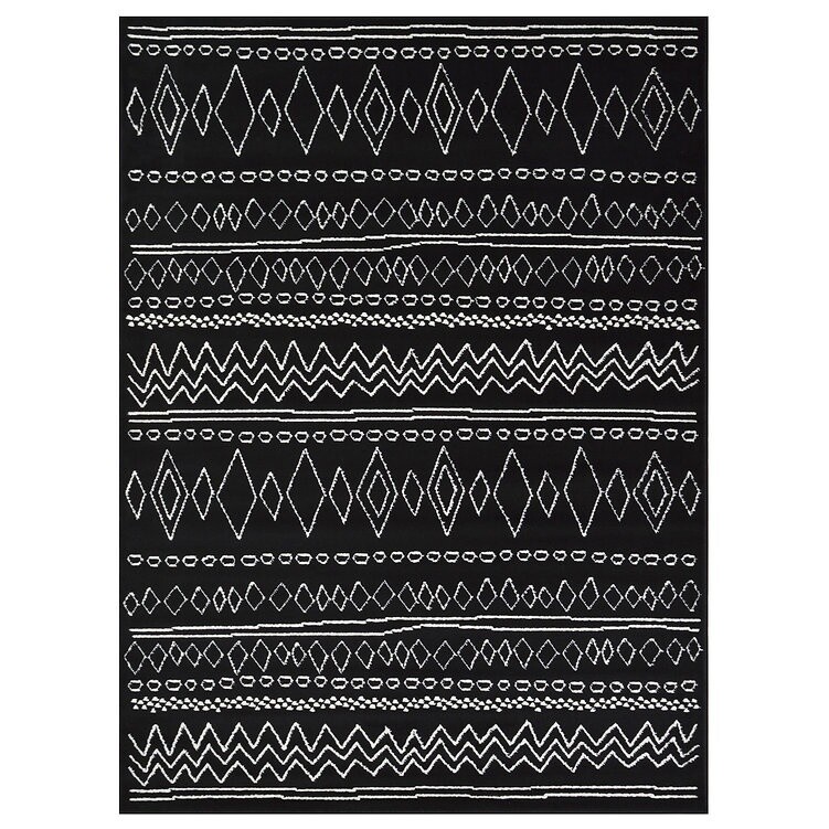 Soho 537-Rug, Color: Black, Size: 8&#39;x10&#39;