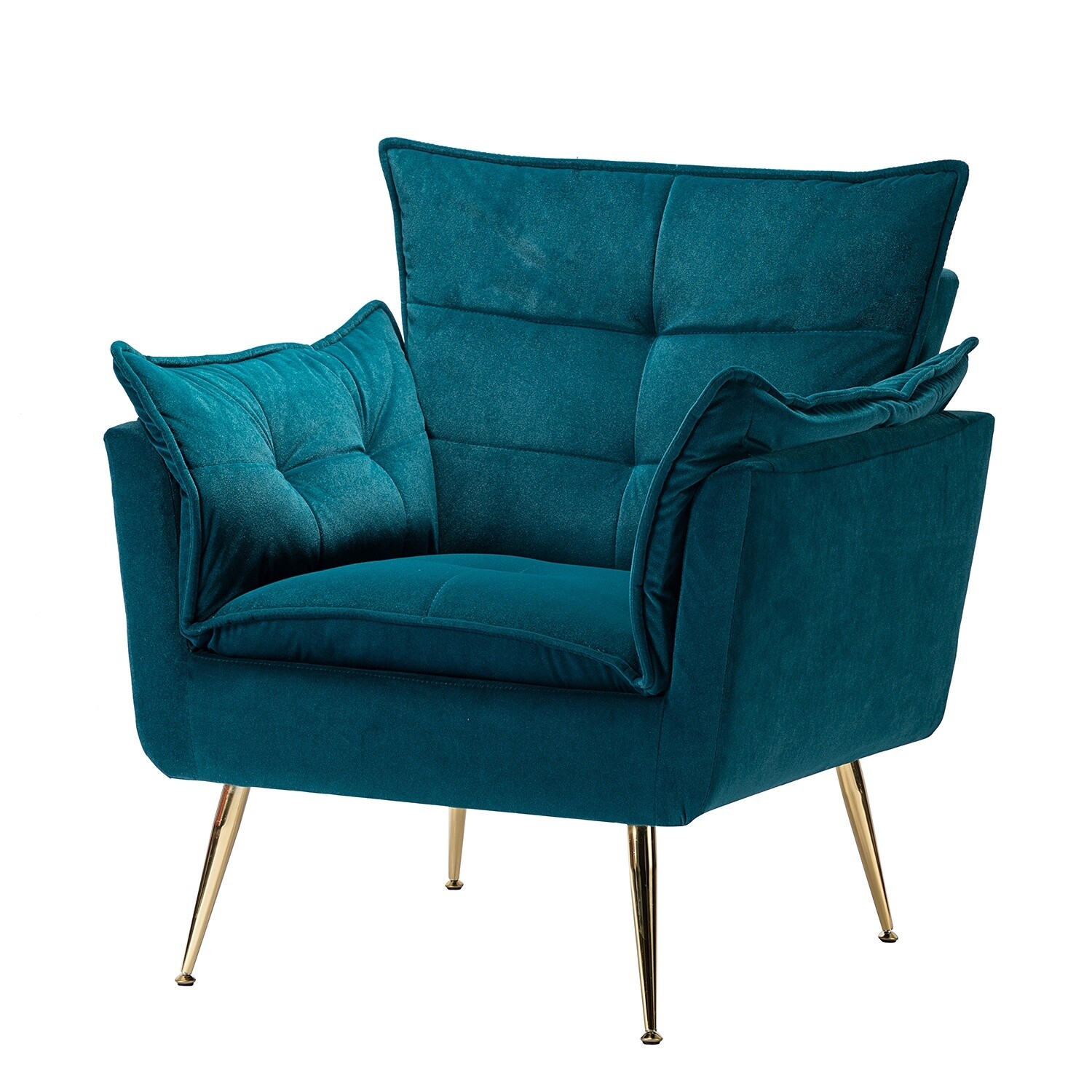 William Armchair-Accent Chair, Color: Teal