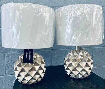 Silver Lamp Set