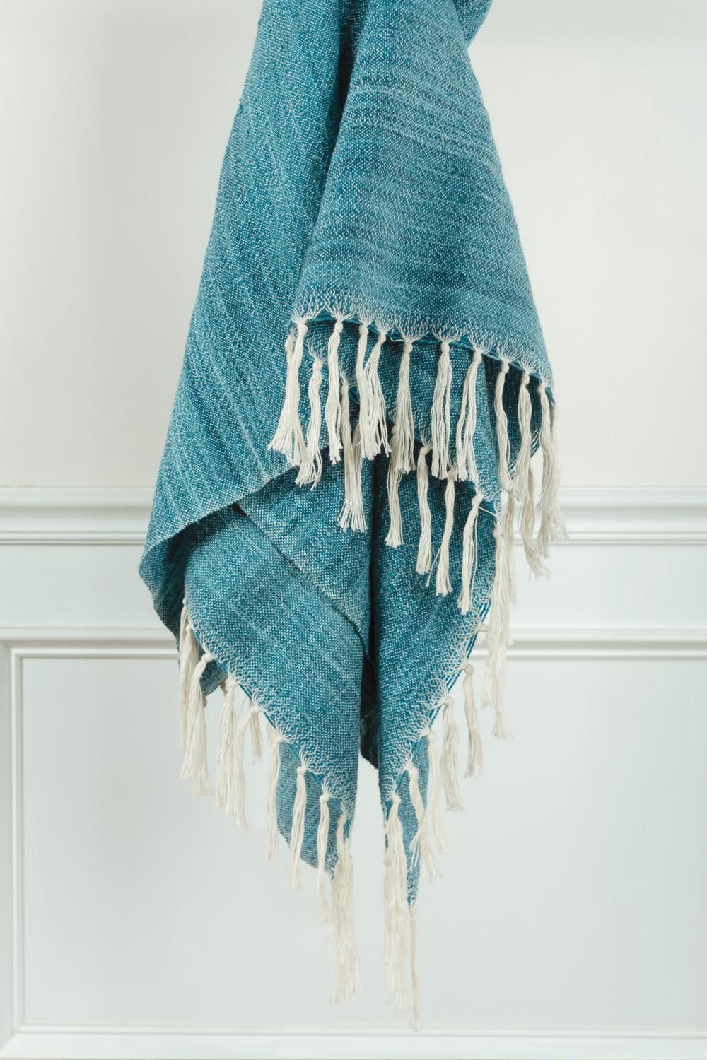 TH0727 Teal Indoor/Outdoor Throw