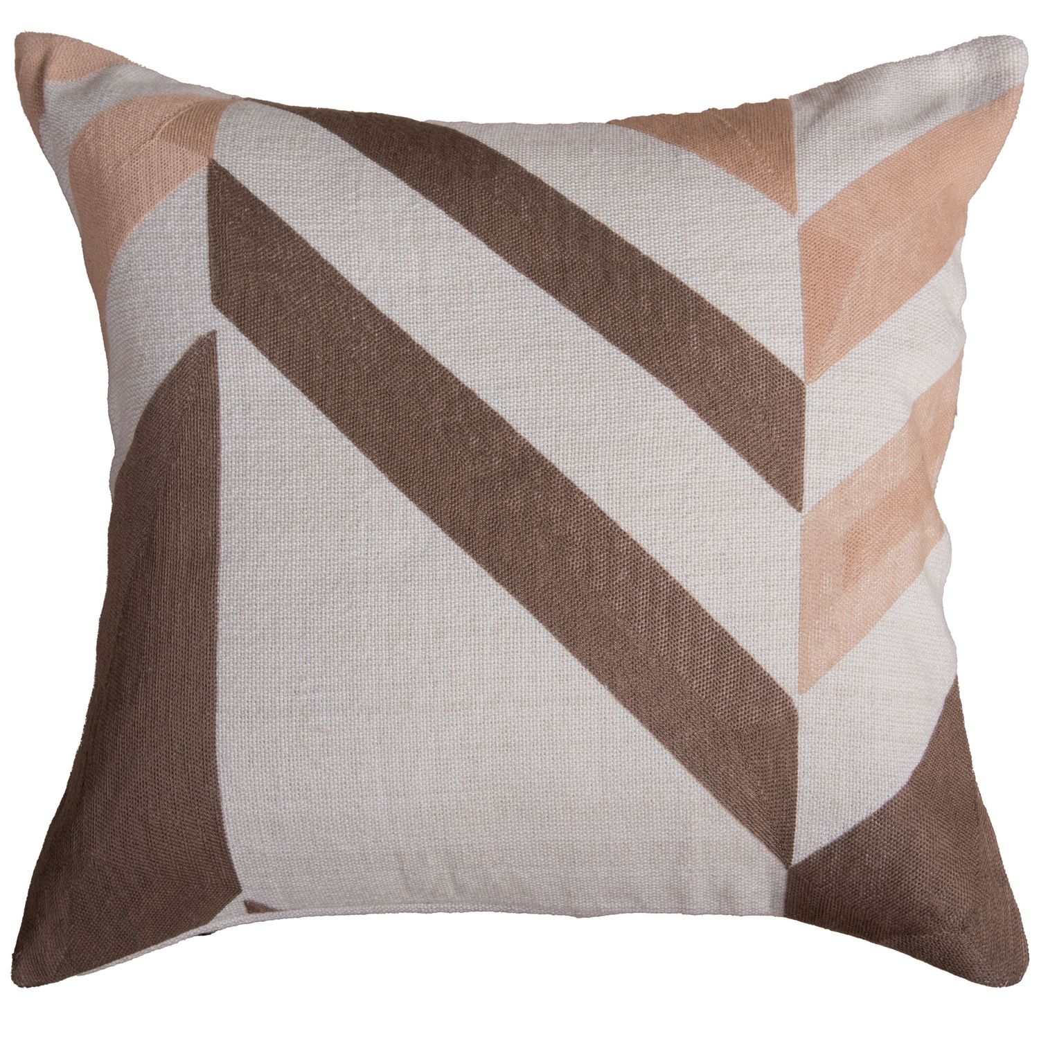 T22361 18x18 Brown and Natural Pillow