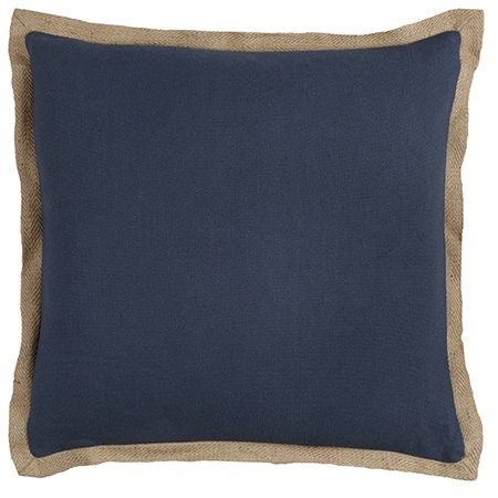 T10509 22x22 Navy Blue Pillow
