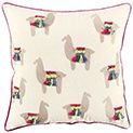 T17838 18x18 Happy Llama Pillow