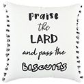 T19314 20x20 White “Biscuits” Pillow