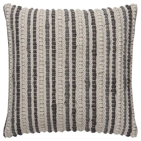 T11560 20x20 Ivory Grey Pillow