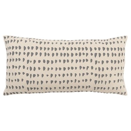 T21602 14x26 Grey Natural Pillow