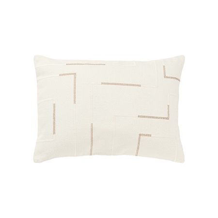 T20868 14x20 Ivory Gold Pillow