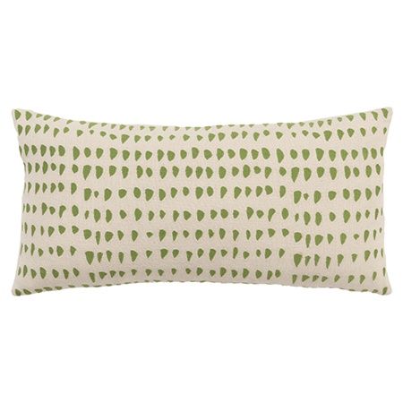 T21601 Green/Natural Pillow